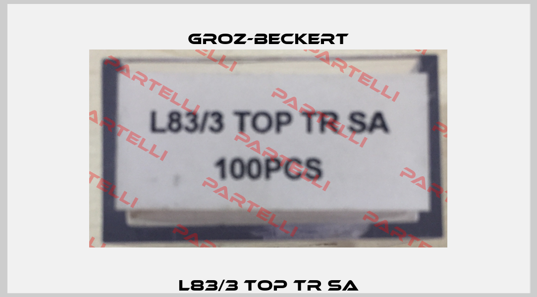 L83/3 TOP TR SA Groz-Beckert
