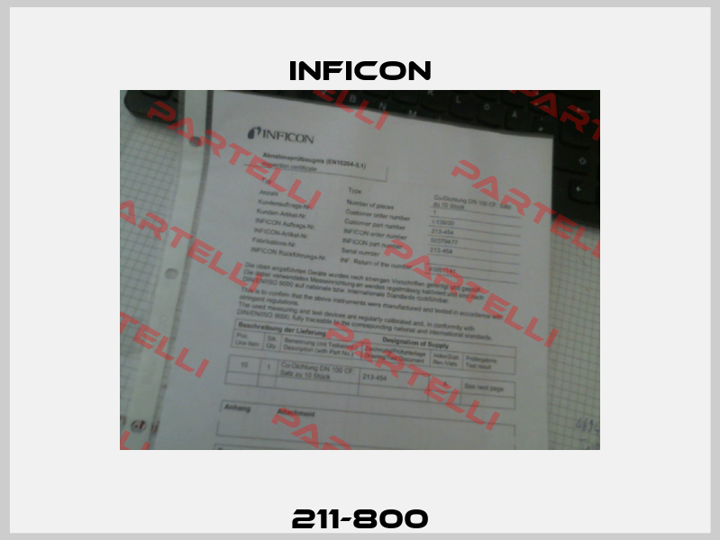 211-800 Inficon