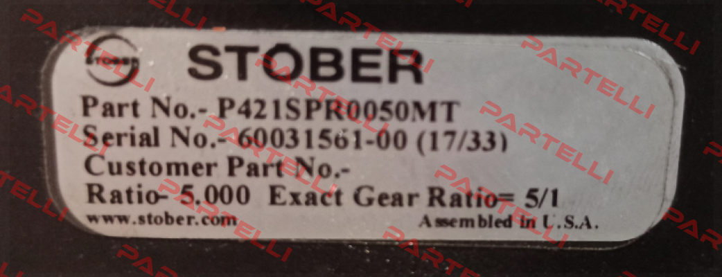 P421SPR0050MT Stober