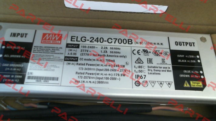 ELG-240-C700B Mean Well