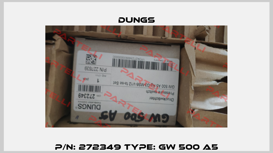 P/N: 272349 Type: GW 500 A5 Dungs