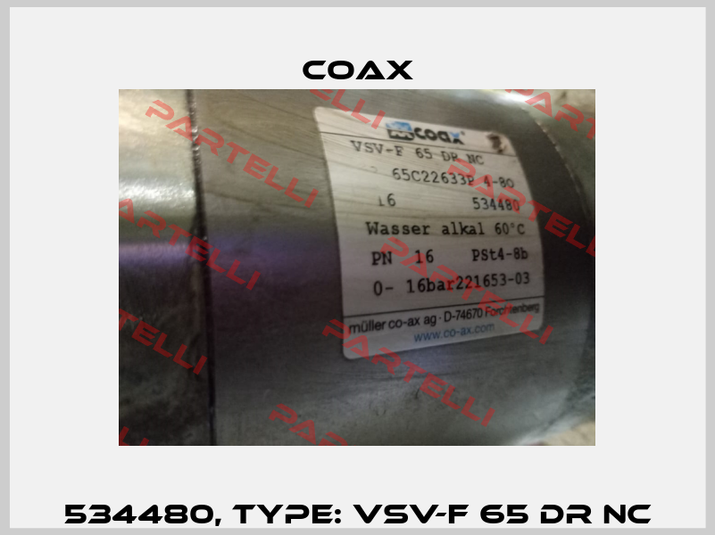 534480, Type: VSV-F 65 DR NC Coax