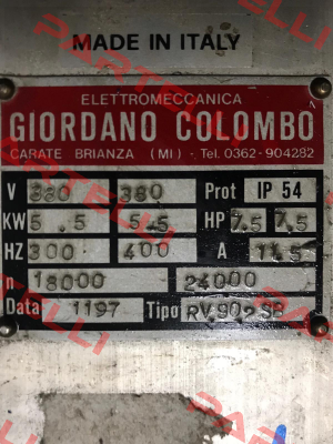 0607198 GIORDANO COLOMBO