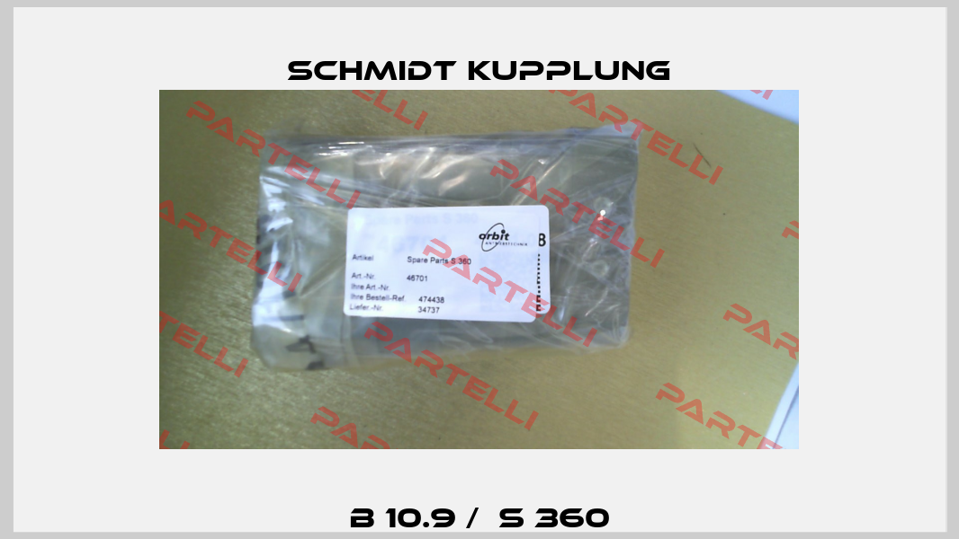 B 10.9 /  S 360 Schmidt Kupplung