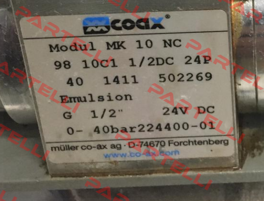 MK 10 NC (502269) Coax