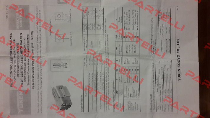 CPDG-03-04-50  Yuken