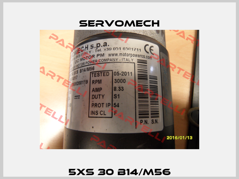 5XS 30 B14/M56 Servomech