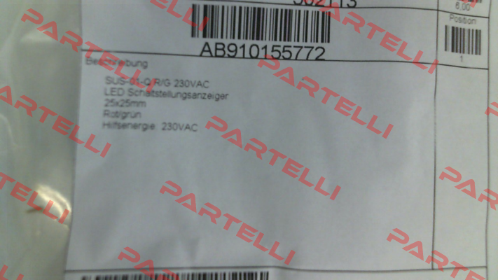 SUS-01-Q Weigel