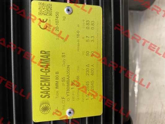 CL20P80B350 ( IMM-80B) Sacemi