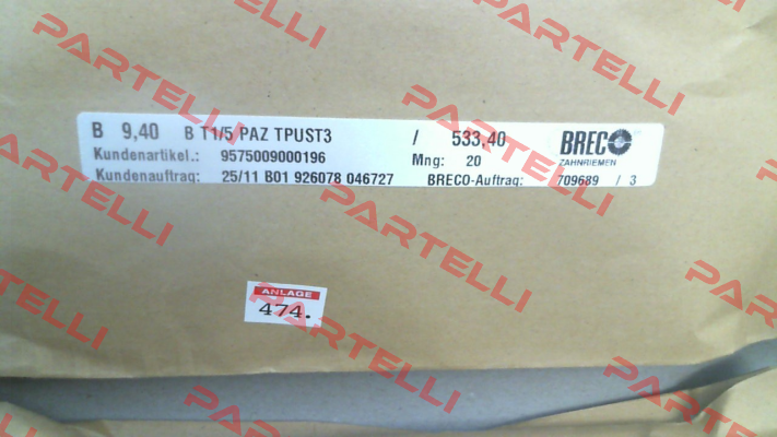 9,4 T1/5/533,4-PAZ (210XL037) Brecoflex