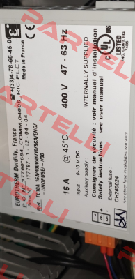 TE10A/16A/400V/0V10/SCA/ENG/-/-/NOFUSE/-/-/00 Eurotherm
