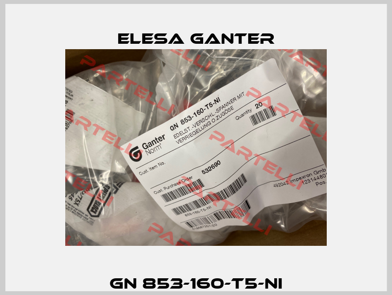 GN 853-160-T5-NI Elesa Ganter