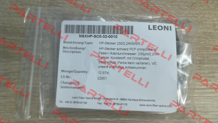 NSXHP-SC0-32-0010 Leoni