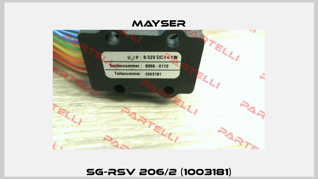 SG-RSV 206/2 (1003181) Mayser