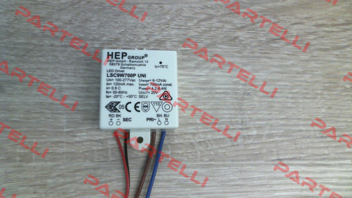 LSC9W700P  4,2 - 8,4 Watt Hep group-FN LIGHT
