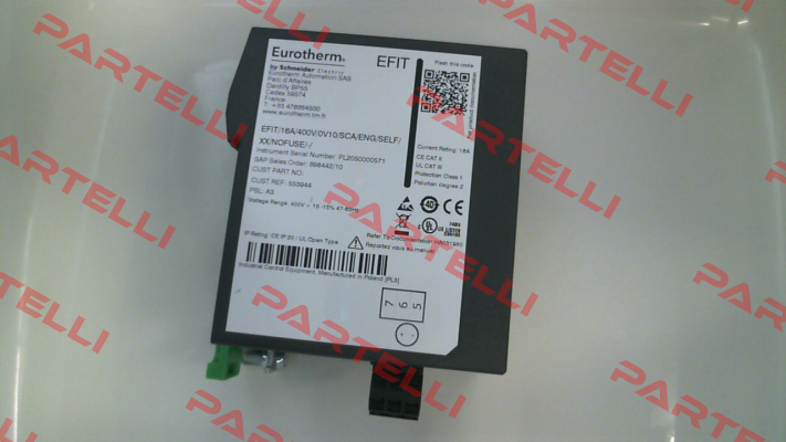 EFIT/16A/400V/0V10/SCA/ENG/SELF/XX/NOFUSE/-/ Eurotherm