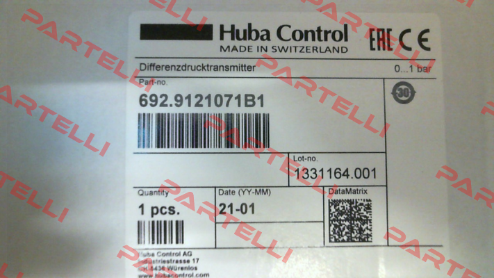 692.912107B1 Huba Control