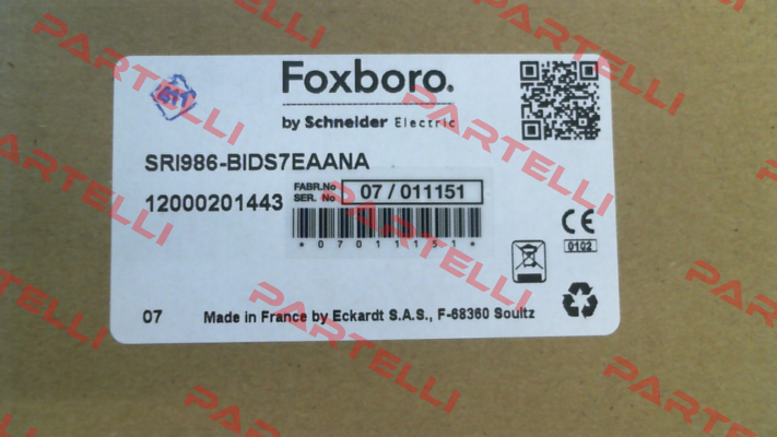 SRI986-BIDS7EAANA Foxboro (by Schneider Electric)