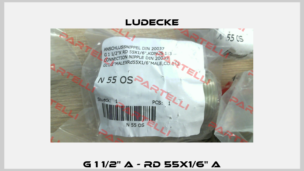 G 1 1/2" a - Rd 55x1/6" a Ludecke