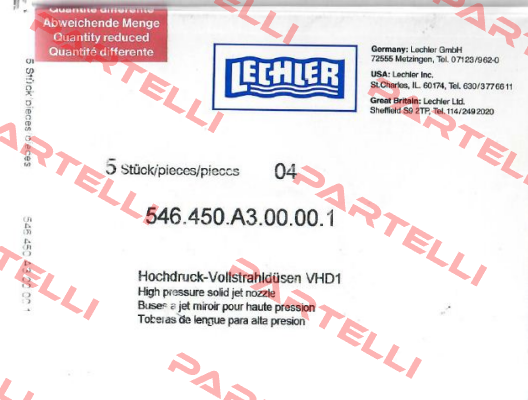 546.450.A3.00.00.1 Lechler