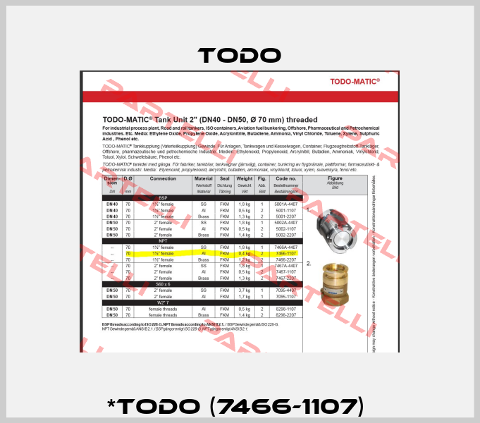 *TODO (7466-1107)  Todo