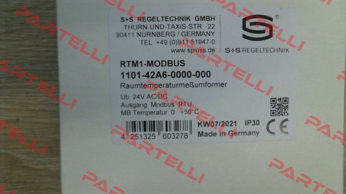 1101-42A6-0000-000 S+S REGELTECHNIK