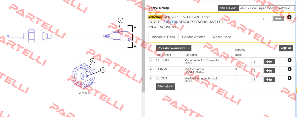 00-4309449 Caterpillar