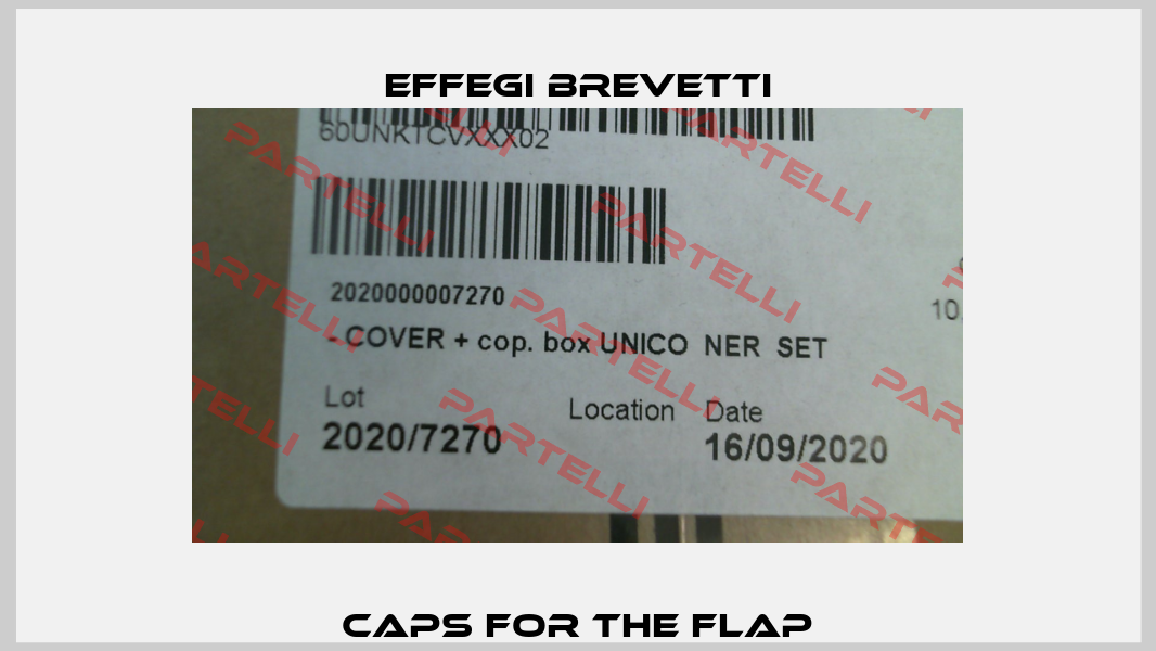 caps for the flap Effegi Brevetti