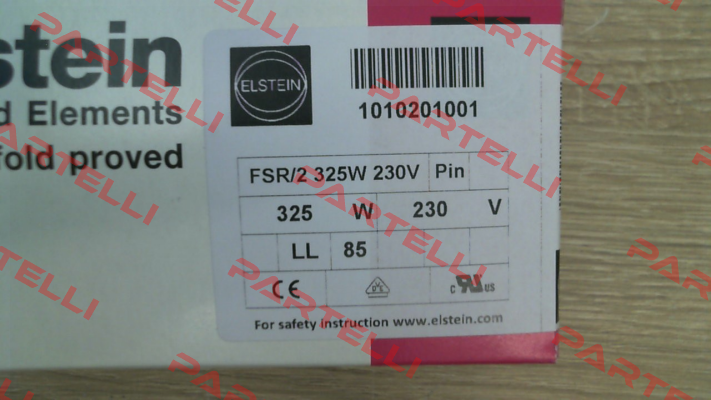 FSR/2 325 W 230 V Elstein