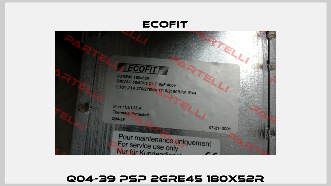 2GRE45 180x52R Q04-39pSP ECOFIT Ecofit