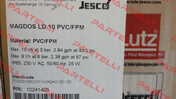 MAGDOS LD10 PVC/FPM Jesco