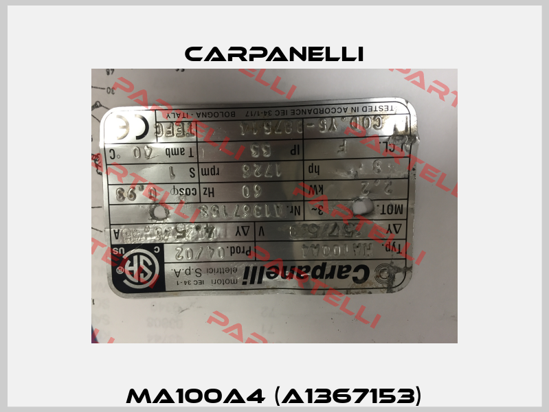 MA100a4 (A1367153) Carpanelli