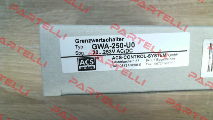 171000015 Acs Control-System