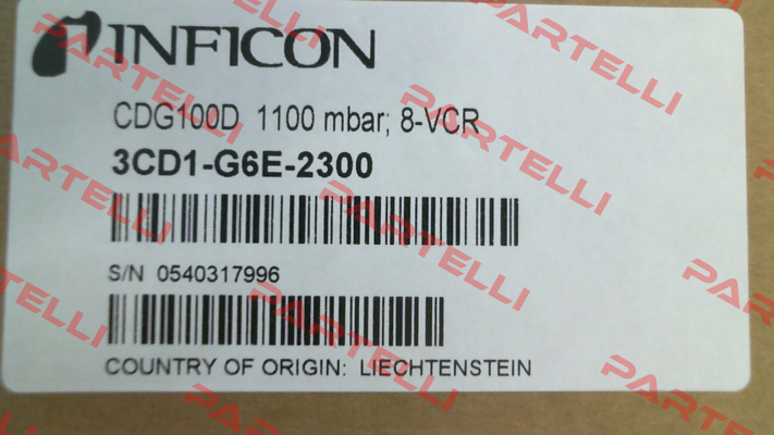 CDG100D, Nr. 3CD1-G6E-2300 Inficon