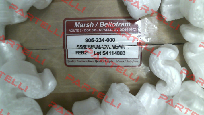 905-234-000 Ref: SS-6-F-BP-UM-NS Bellofram