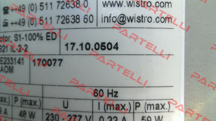 17.10.0504 Wistro