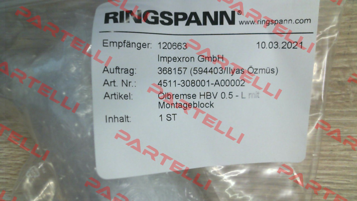 4511-308001-A00002 Ringspann