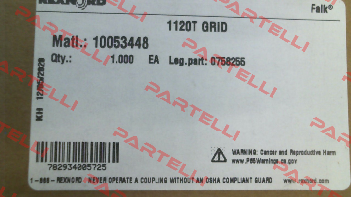 0758255 Rexnord