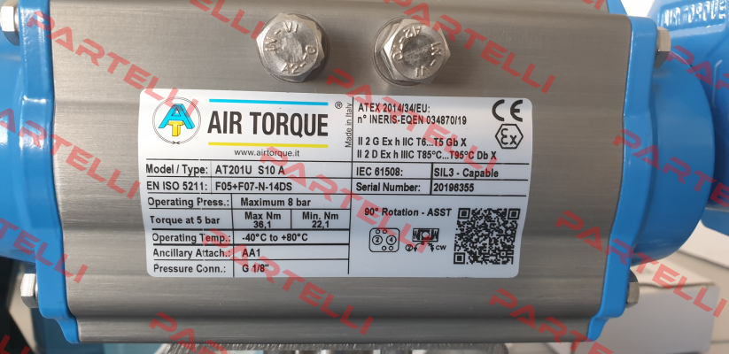 AT201U S10 A (F05+F07-N-DS14) Air Torque