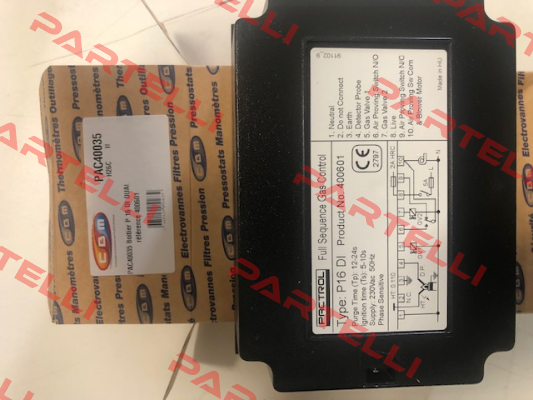 type P16 DI ,Code 400601 Pactrol