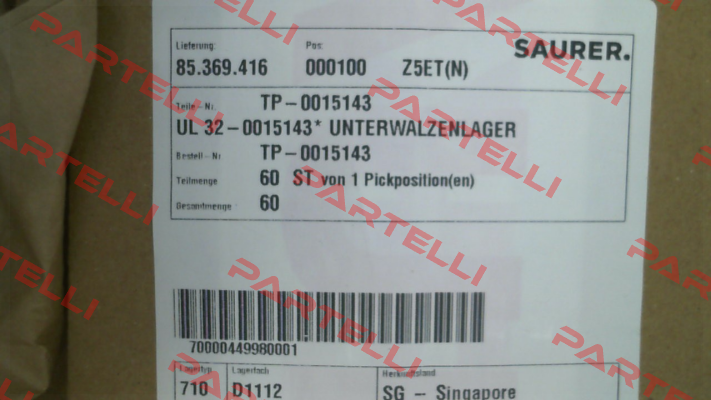 UL 32-0015143 Texparts