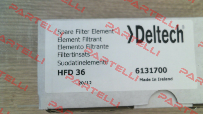 P/N:6131700; Type: HFD 36 Deltech