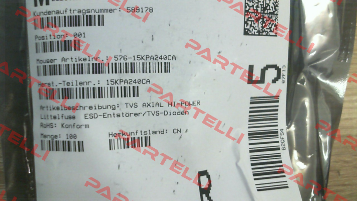 15KPA240CA Littelfuse
