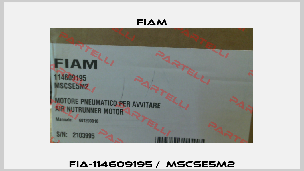 FIA-114609195 /  MSCSE5M2 Fiam