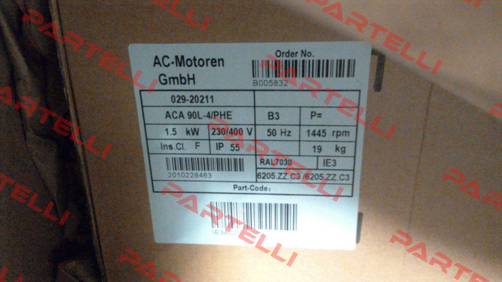 IE3AC09L4000 AC Motoren