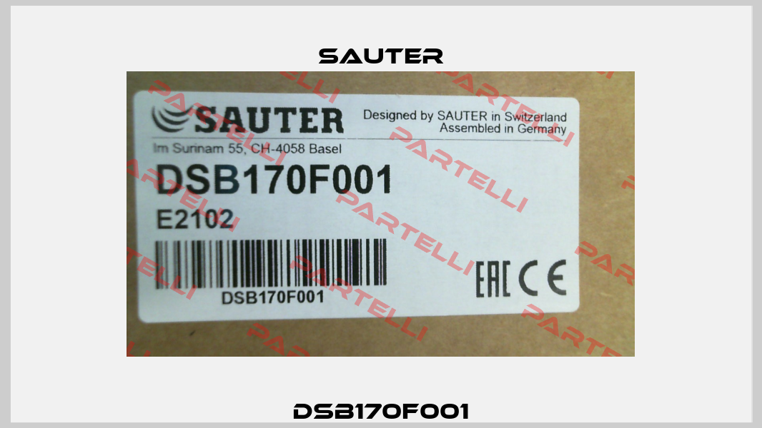 DSB170F001 Sauter