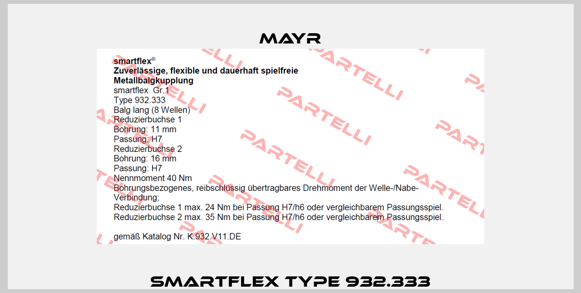 smartflex Type 932.333 Mayr