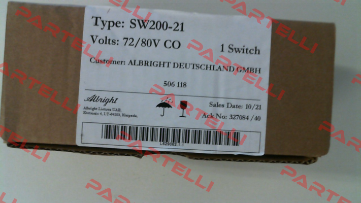 SW 200-21 (506118) Albright