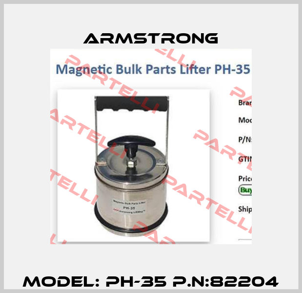 MODEL: PH-35 P.N:82204 Armstrong