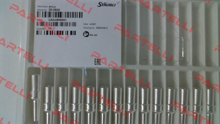 30.0500 SP8/25 Staubli